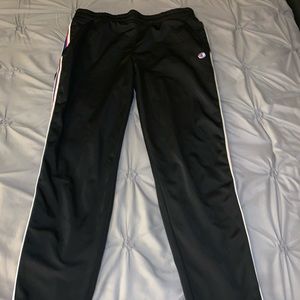 Black champion sweat pants